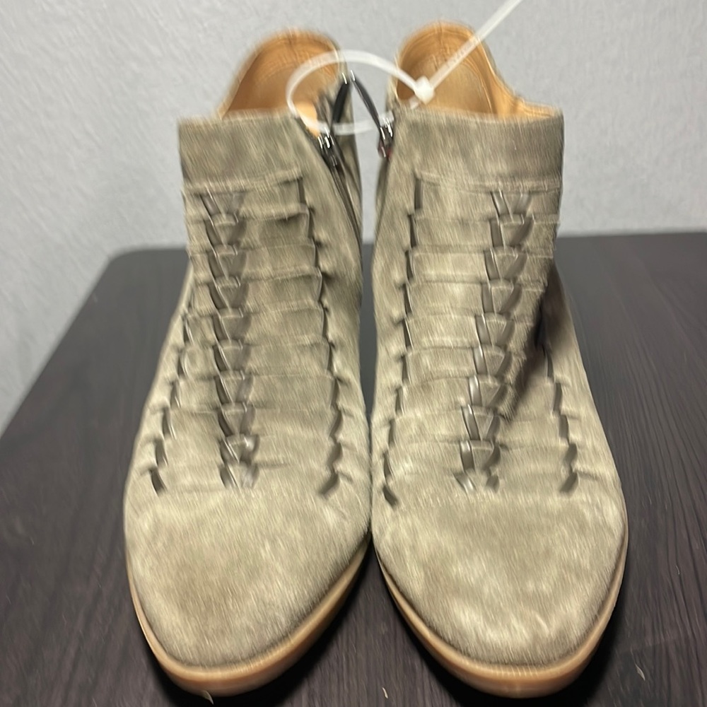 Franco sarto leather and suede booties